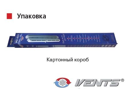 Віконний провітрювач ПЗ 400