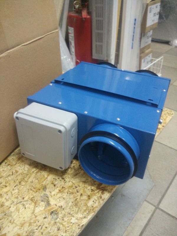 Компактний відцентровий вентилятор Вентс ВКП 100/100x2
